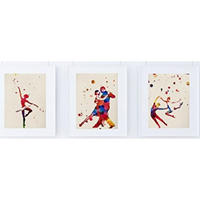 POSTER Set Mit 3 Kinderbuch Aquarell 30X40cm Rahmenlos - Klar, Papier (30/5/40cm) - Nacnic