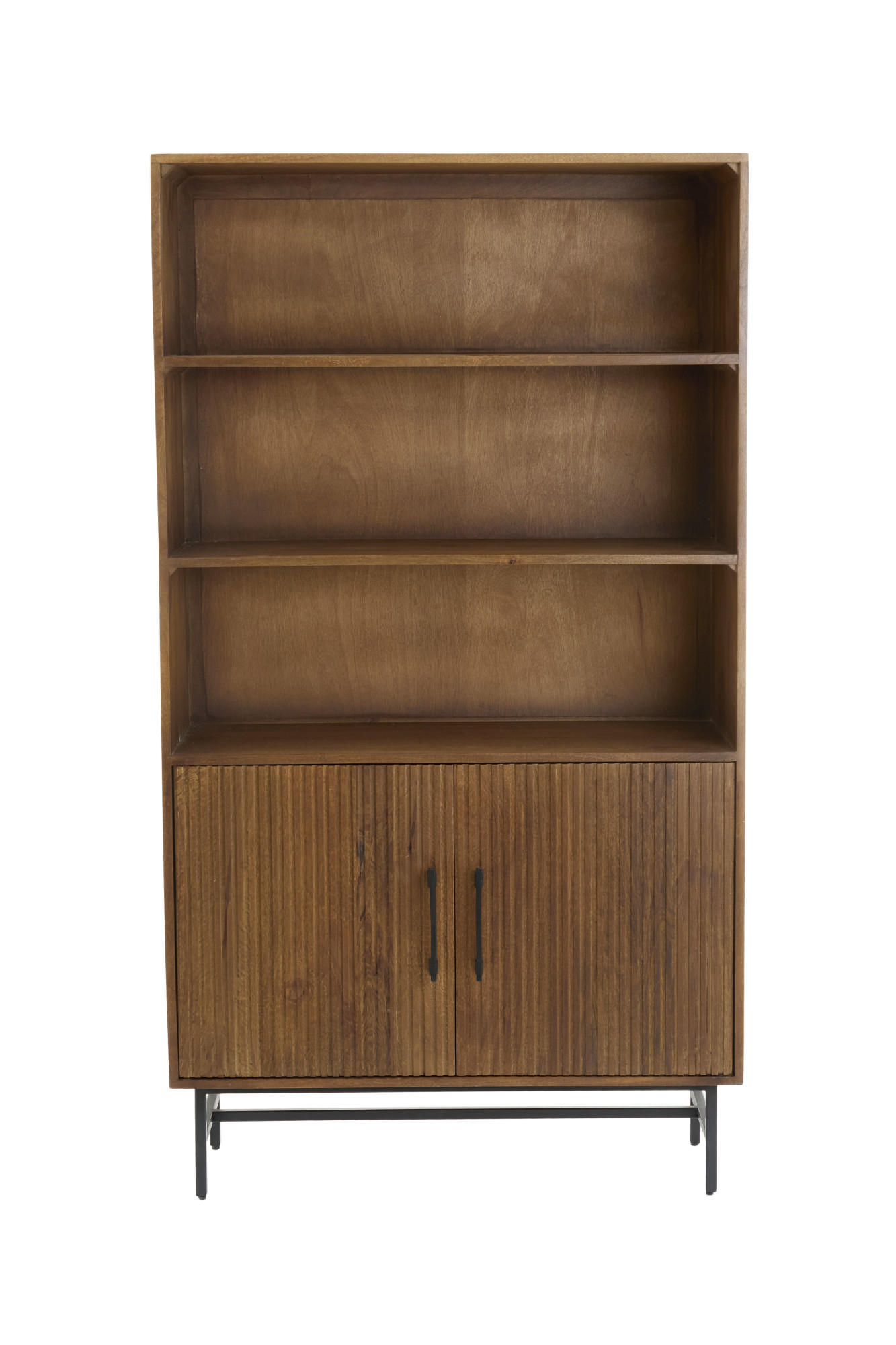 SCHRANK Dubaku Braun 100/40/180 cm - Braun, Holz (40/180/100cm) - Light & Living