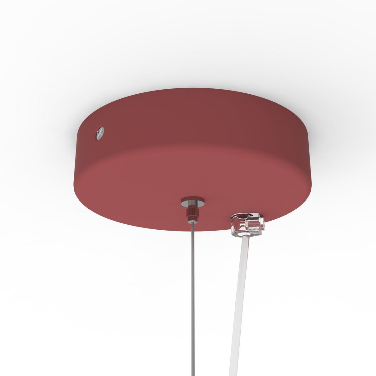 HÄNGELEUCHTE - Rot, Metall (50/50/40cm) - Lumicom