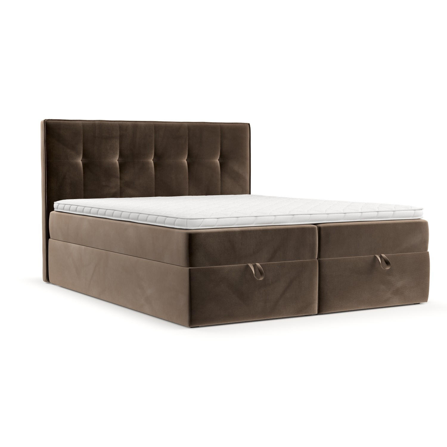 AltaBeds POSTEL BOXSPRING TIVRA 200/200 Hnědá