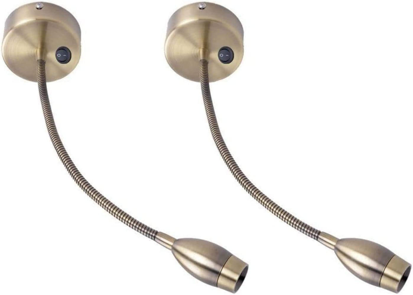 LED-WANDLEUCHTE Yarosh 30/8/3cm(2er-set) - Braun, Metall (8/3/30cm) - Nettlife