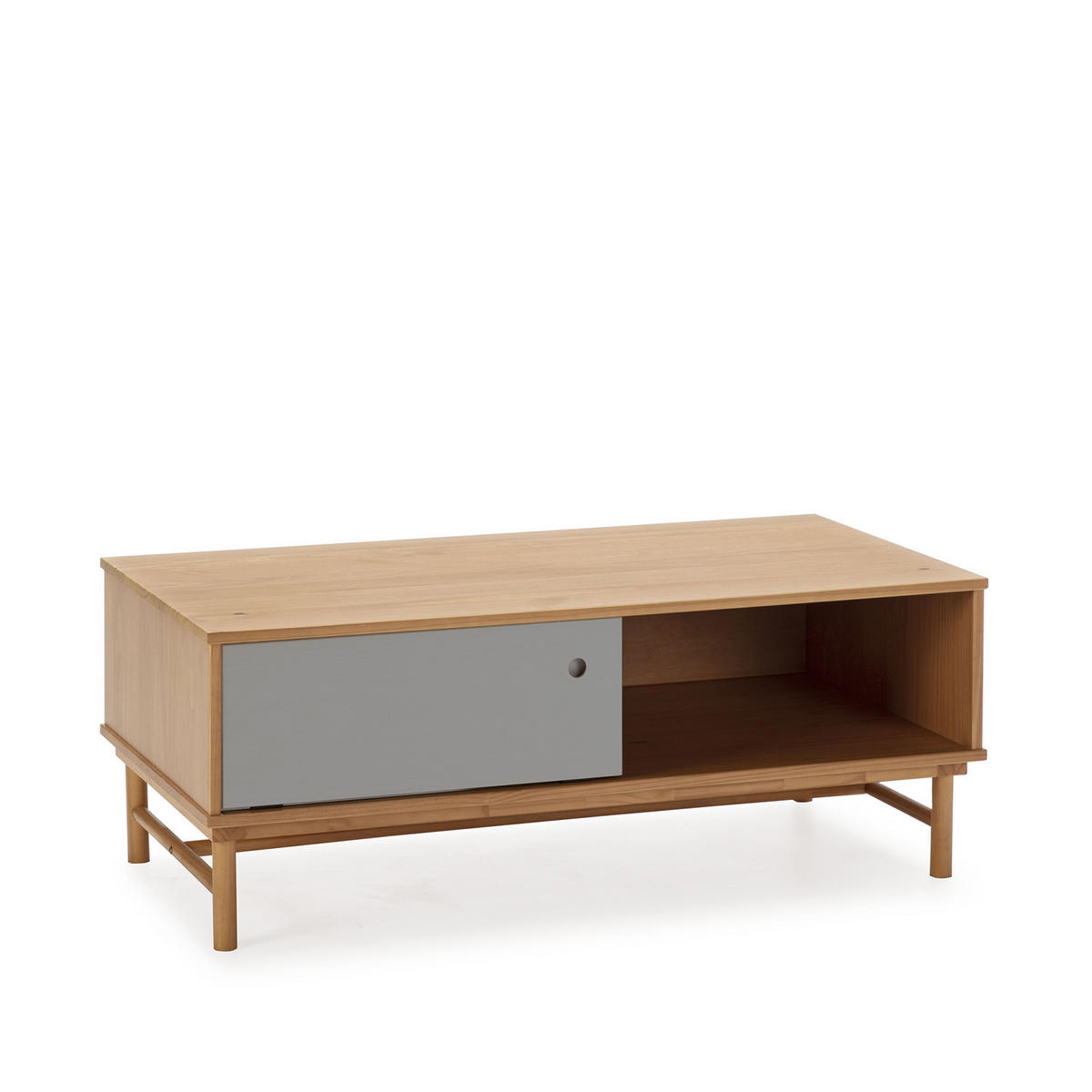 COUCHTISCH Magnus 1 Schiebetür - Honigeiche, Holz (42/110/55cm) - VS Venta-stock