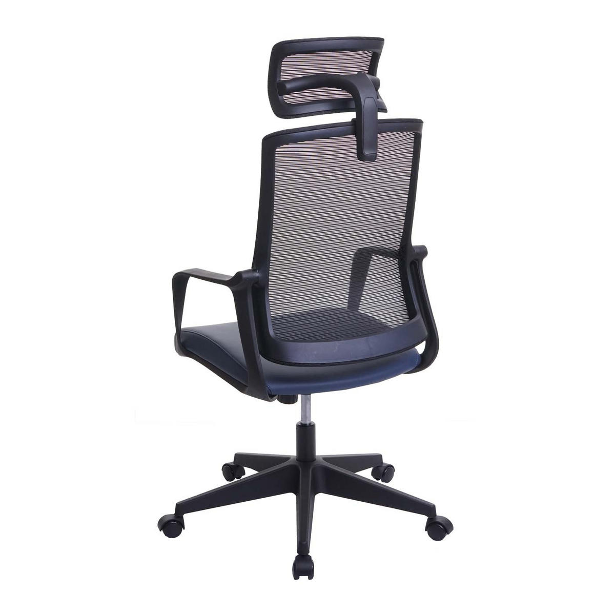 BÜROSTUHL Blau - Blau, Textil (64/128/66cm) - MCW