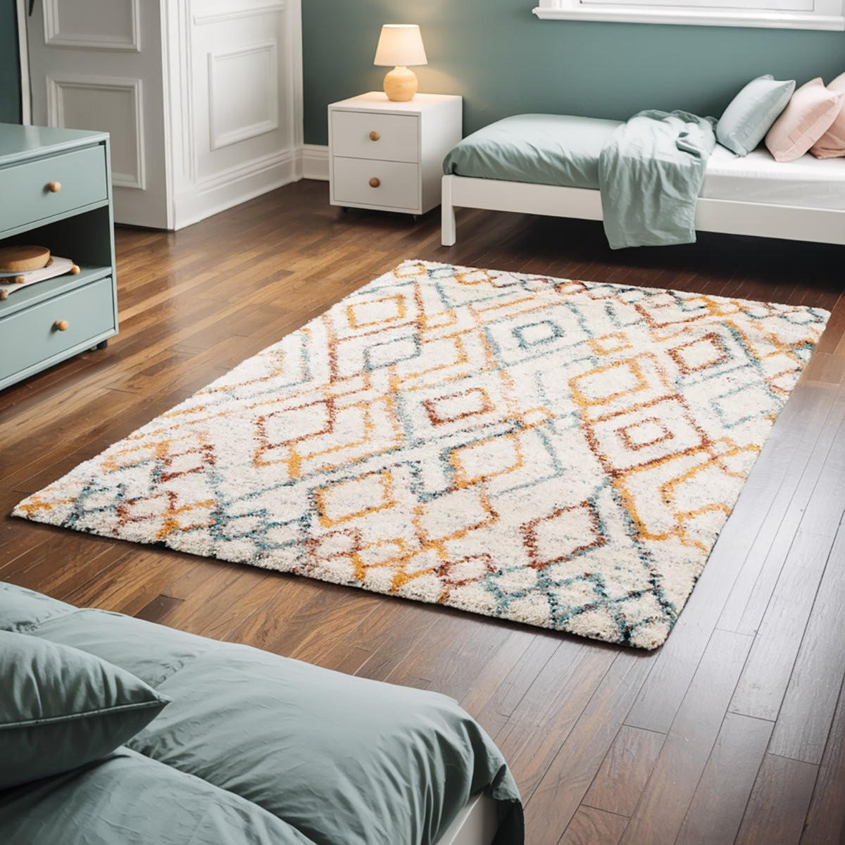 TEPPICH Shaggy dick weich pflegeleicht mehrfarbig - Multicolor, Textil (200/290cm) - AFK Living