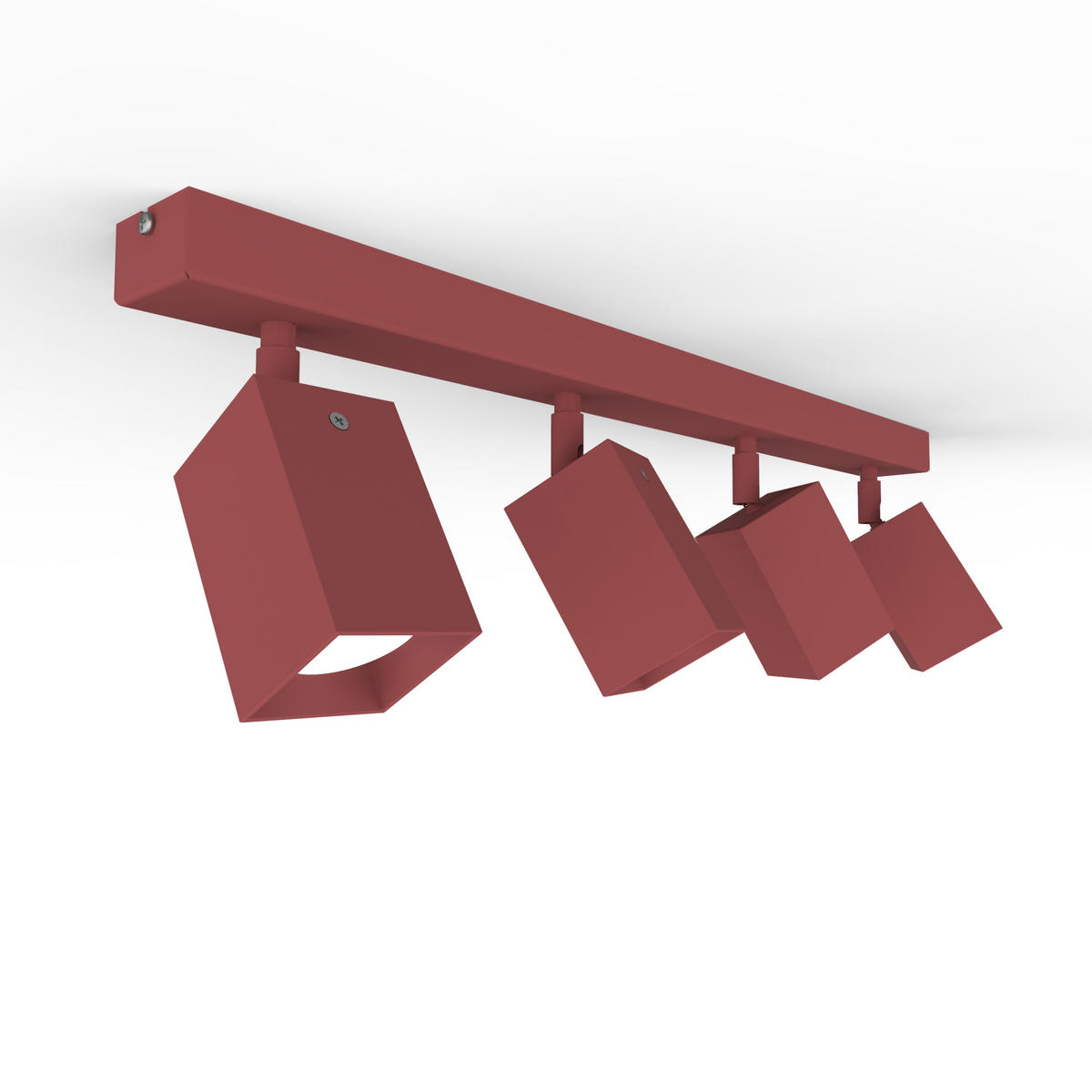 DECKENLEUCHTE - Rot, Metall (6/60/18cm) - Lumicom