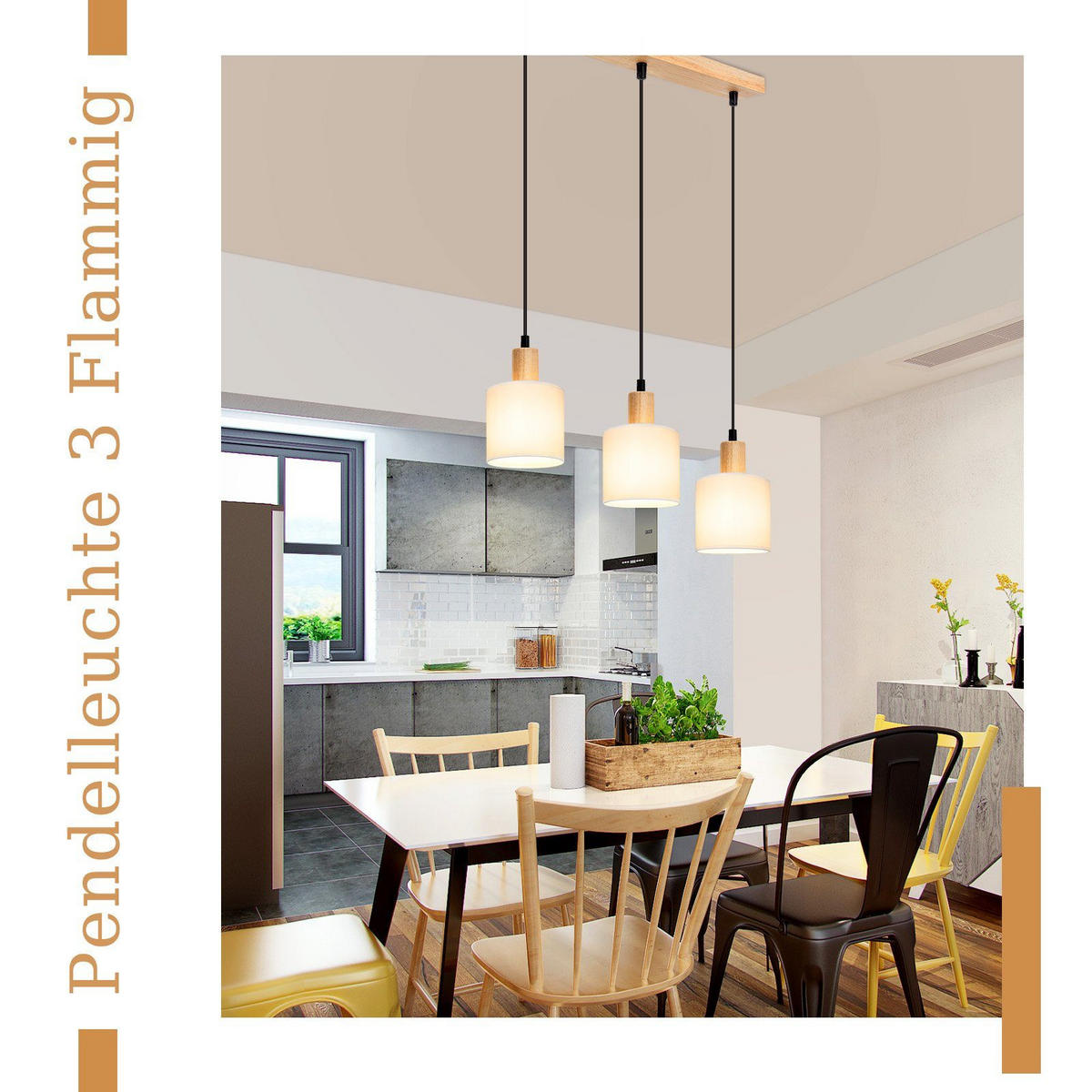 PENDELLEUCHTE Cordelia 47/2.5/173 cm - Weiß, Metall (47/2.5/173cm) - ZMH