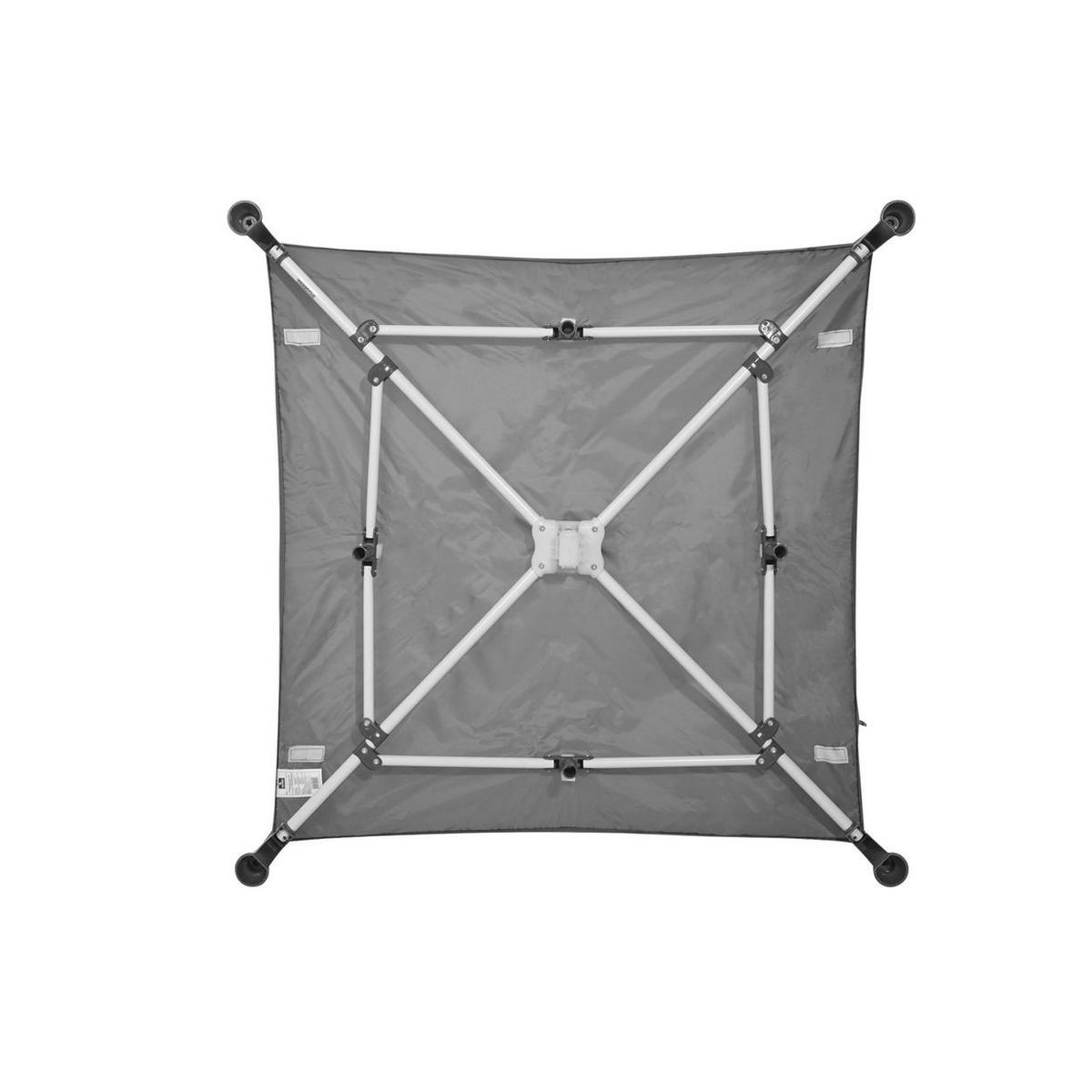 LAUFSTALL Playground rosa 100 x 100 cm, faltbar, seitliche Öffnung, Matratze, Tragetasche - Rosa, Metall (100/74/100cm) - Lorelli