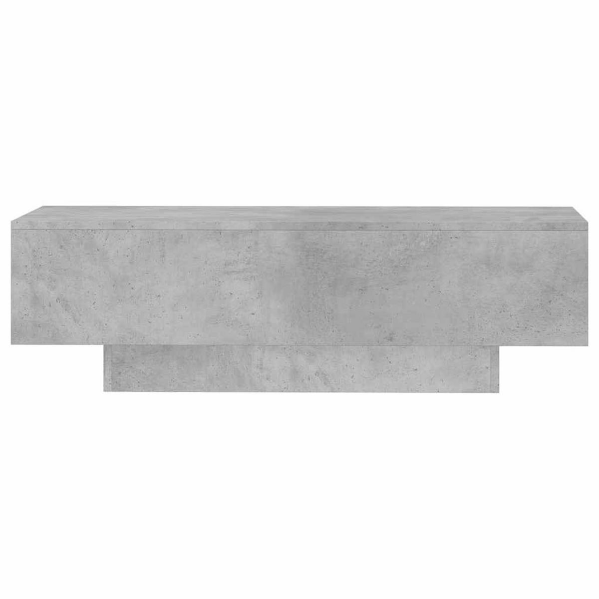 COUCHTISCH Betongrau 100/49,5/31 Cm Holzwerkstoff - Grau, Holzwerkstoff (100/49.5/31cm) - vidaXL
