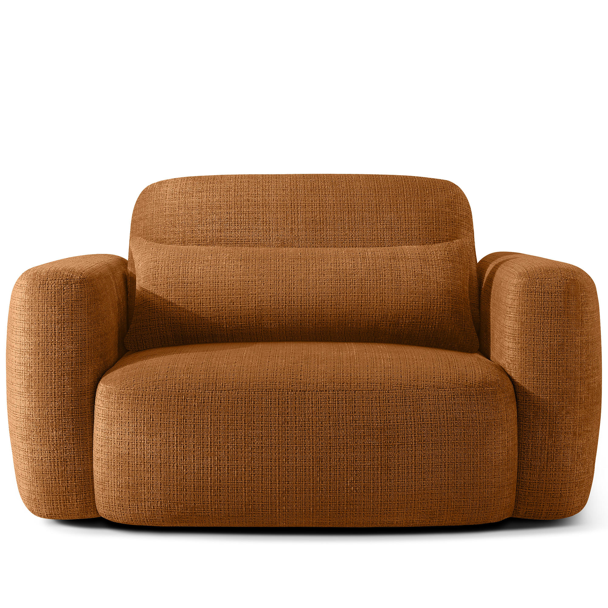 SESSEL ELOSA - Rot, Holz/Textil (145/85/115cm) - KONSIMO®