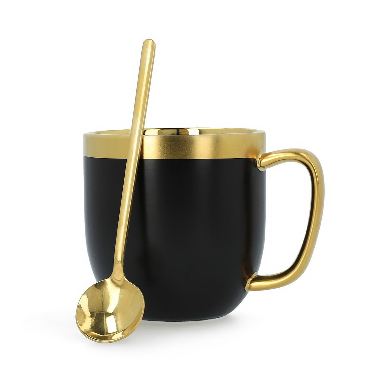BECHER Sinnes schwarz 0,28 l - Schwarz, Keramik (0.28L) - Homla