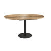 ESSTISCH Borte Halifax Eiche Natur / Schwarz 100/138 / 100 / 76cm - Alteiche/Schwarz, Holz/Holzwerkstoff (100/100/76cm) - Feldmann-Wohnen