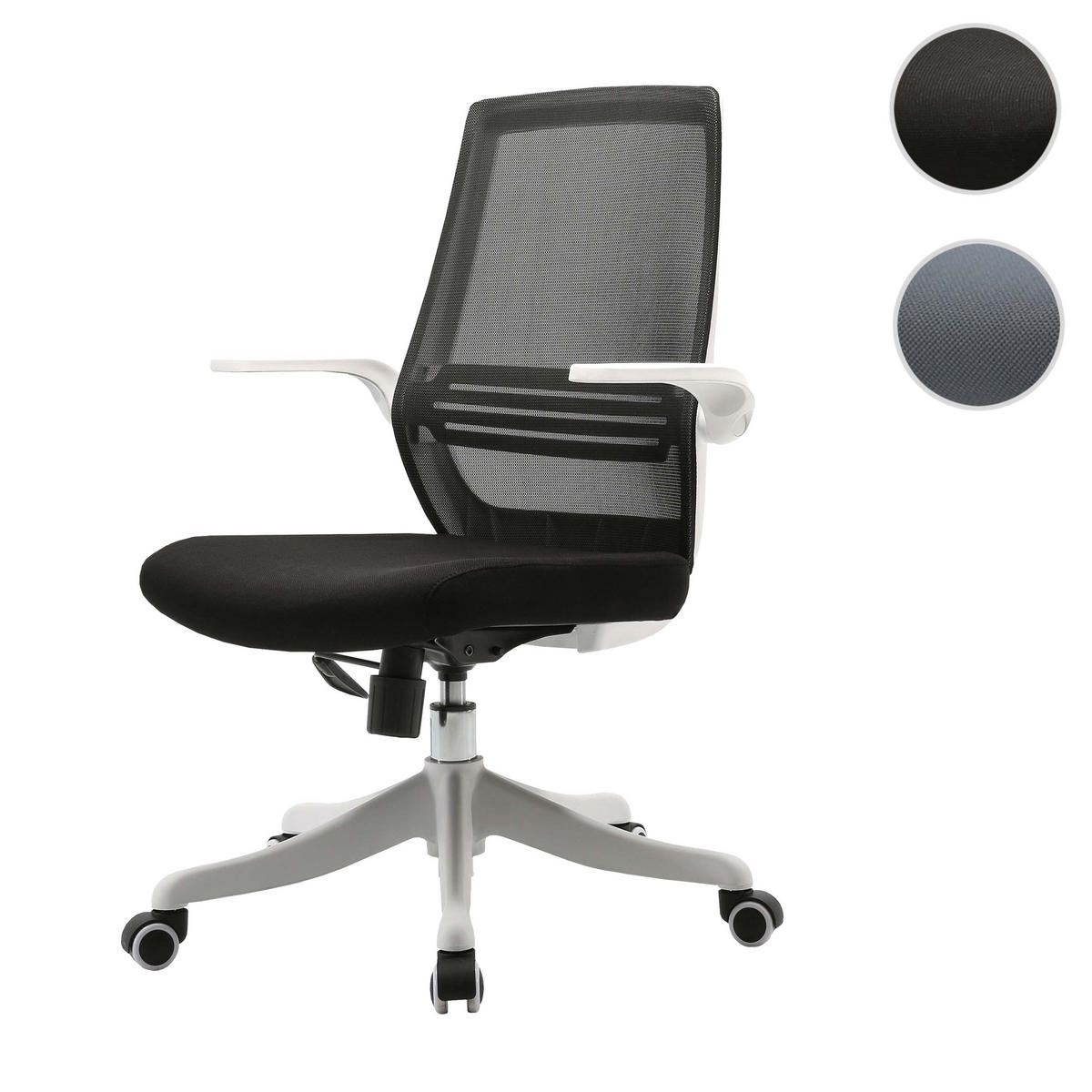 BÜROSTUHL Schwarz - Schwarz, Textil (63/99/46cm) - SIHOO