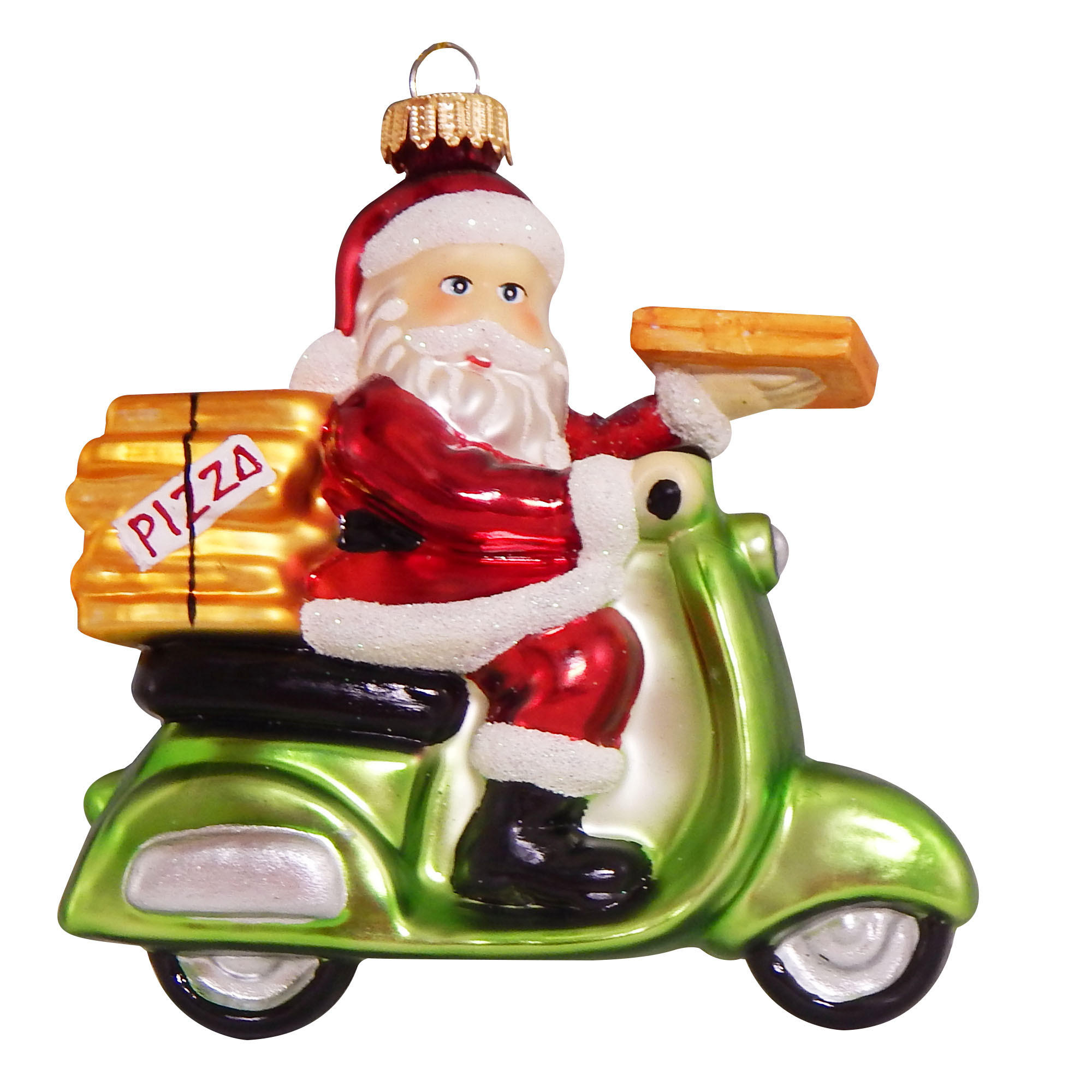 Krebs Glas Lauscha Christbaumschmuck Mehrfarbig 4x11x11 cm