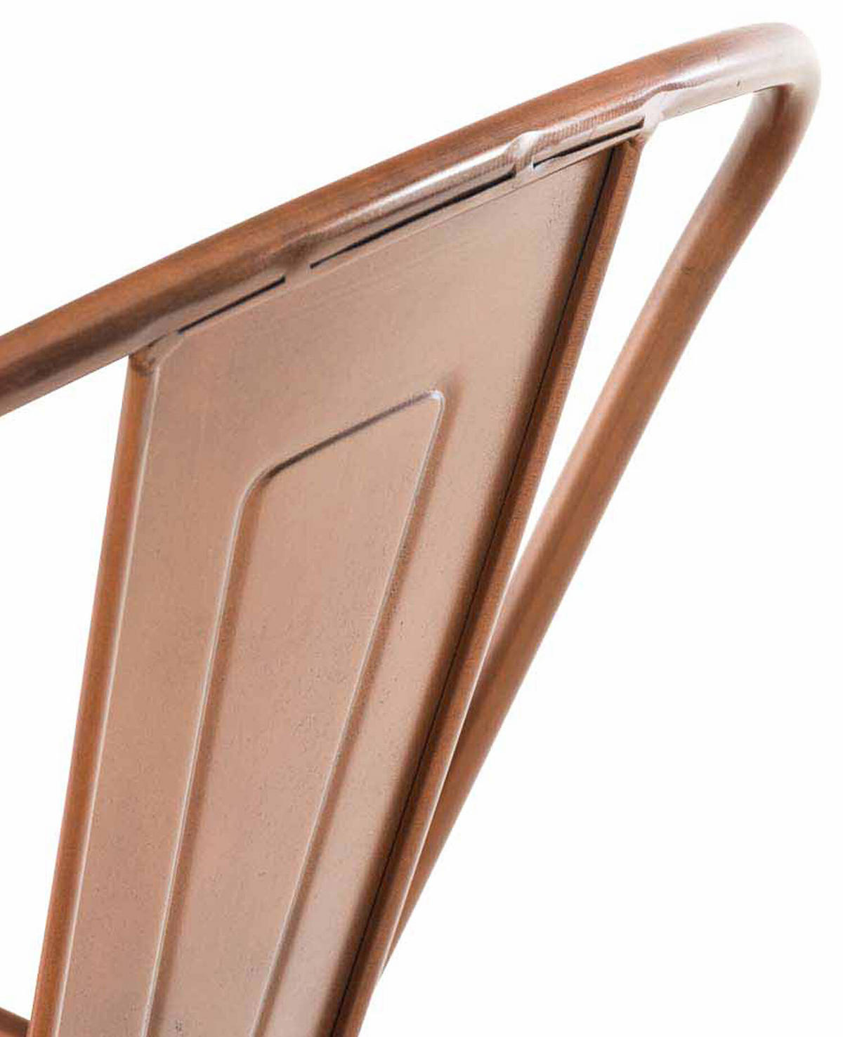 BARHOCKER Adnan, 4er Set, Kupfer - Braun, Metall (44/100/52cm) - TPFLiving