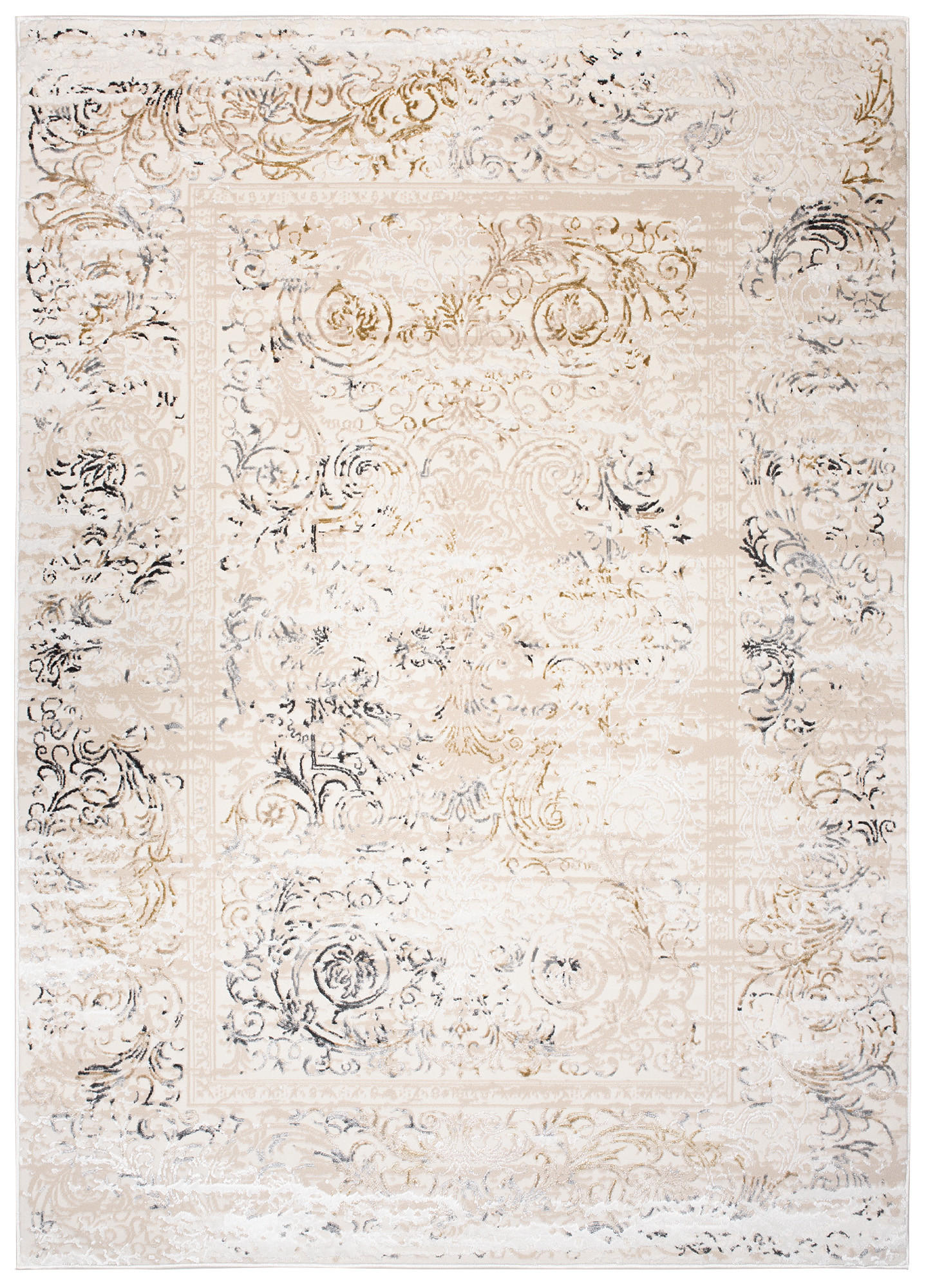 Tapiso Teppich Creme 140x200 cm