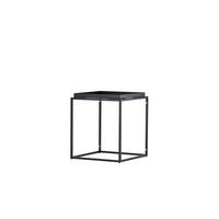 ECKTISCH, Porto, Schwarz, Metall, 45 x 45 x 51 cm - Schwarz, Metall (45/45/51cm) - ebuy24