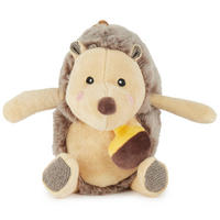 MUSIKSPIELUHR Igel - ab Geburt - Braun, Textil (12/20cm) - Bieco Spielwaren