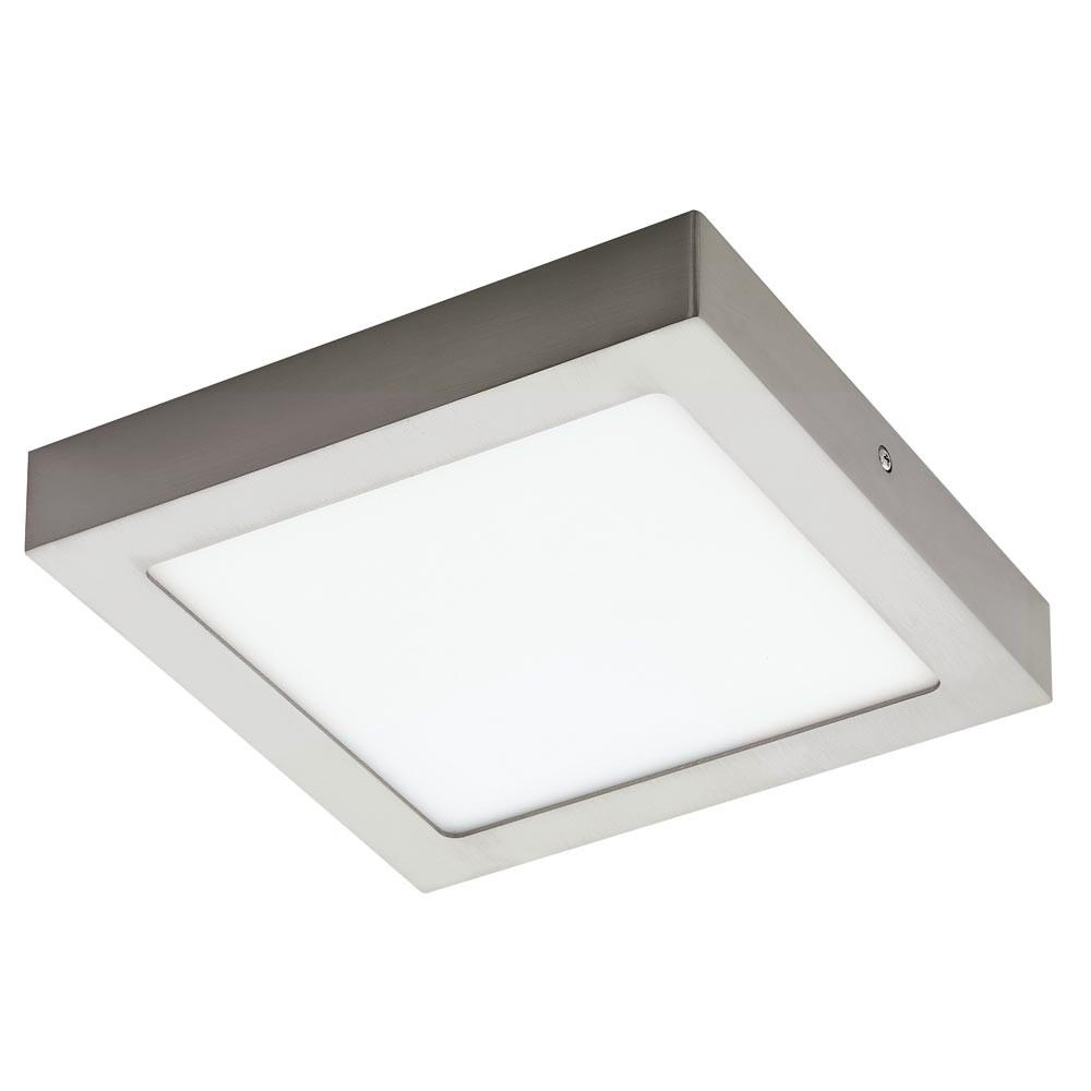 LED DECKENLEUCHTE Metall Silber - Silberfarben, Metall (30/30/3.7cm)