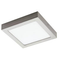 LED DECKENLEUCHTE Metall Silber - Silberfarben, Metall (30/30/3.7cm)