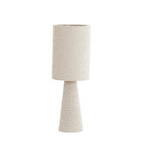 TISCHLAMPE Micky Braun Ø20/58 cm - Beige, Textil (20/20/58cm) - Light & Living