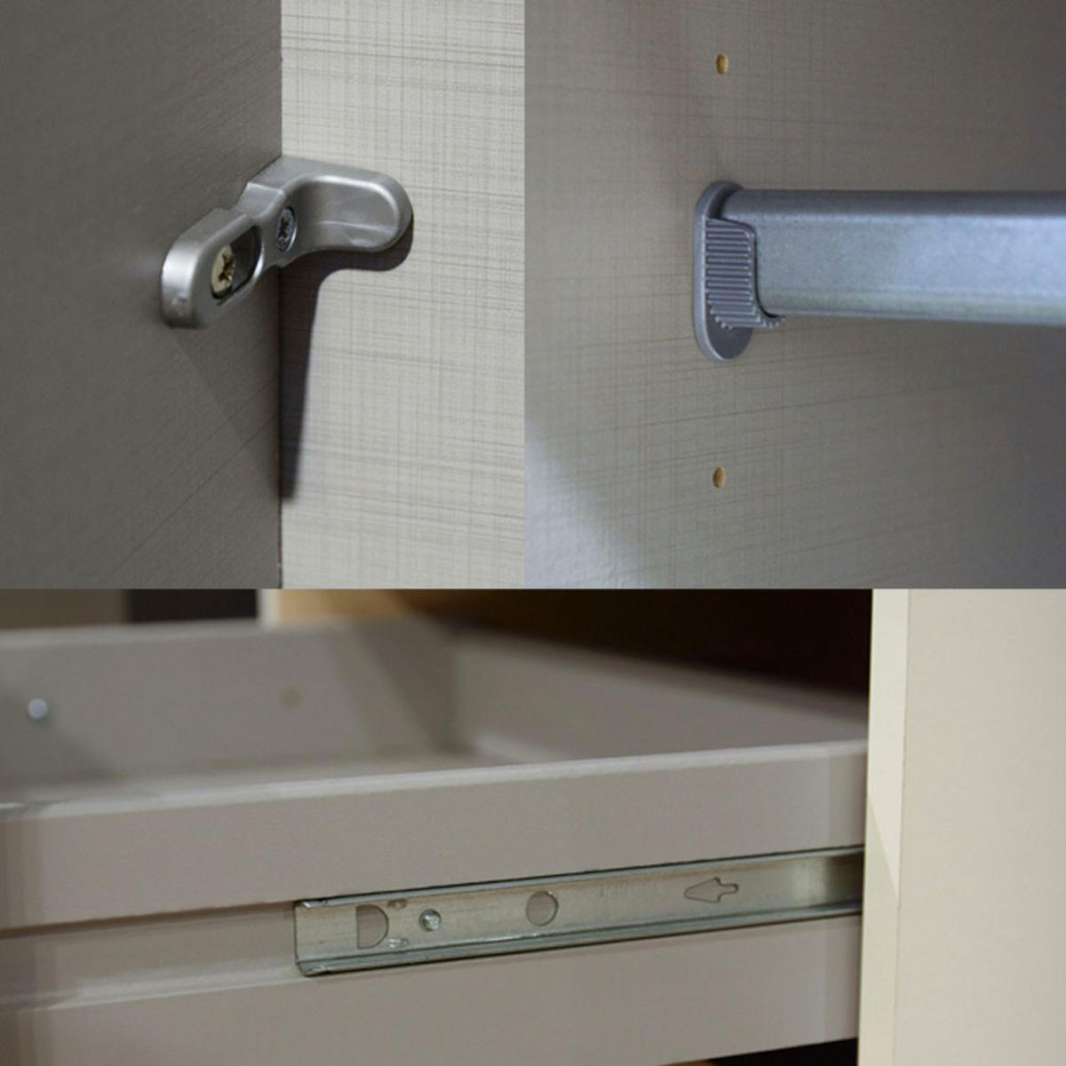 KLEIDERSCHRANK Modena graphit / 40 cm / 54 cm / 185 cm - Graphitfarben/Schwarz, Holz/Holzwerkstoff (40/185/54cm) - Wimex
