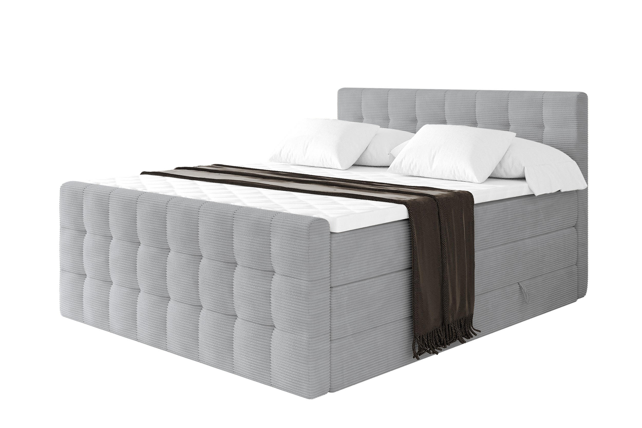 Altdecor Boxspringbett Alu 163x200 cm
