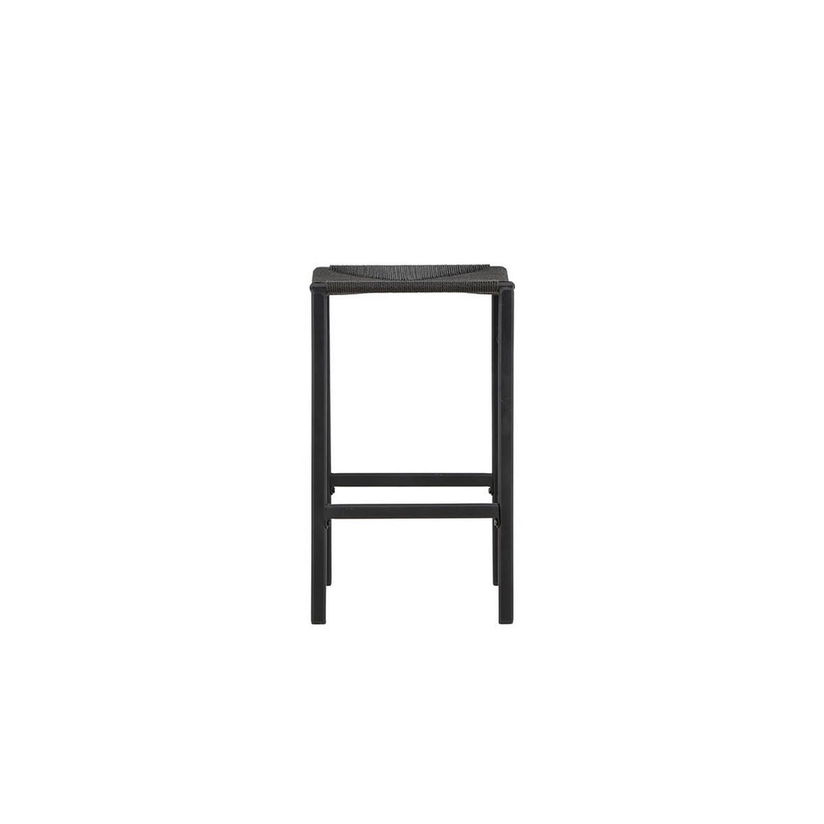 BARHOCKER, Polly, Stühle Schwarz, Metall, 45 x 40 x 66 cm - Schwarz, Textil/Metall (45/66/40cm) - ebuy24