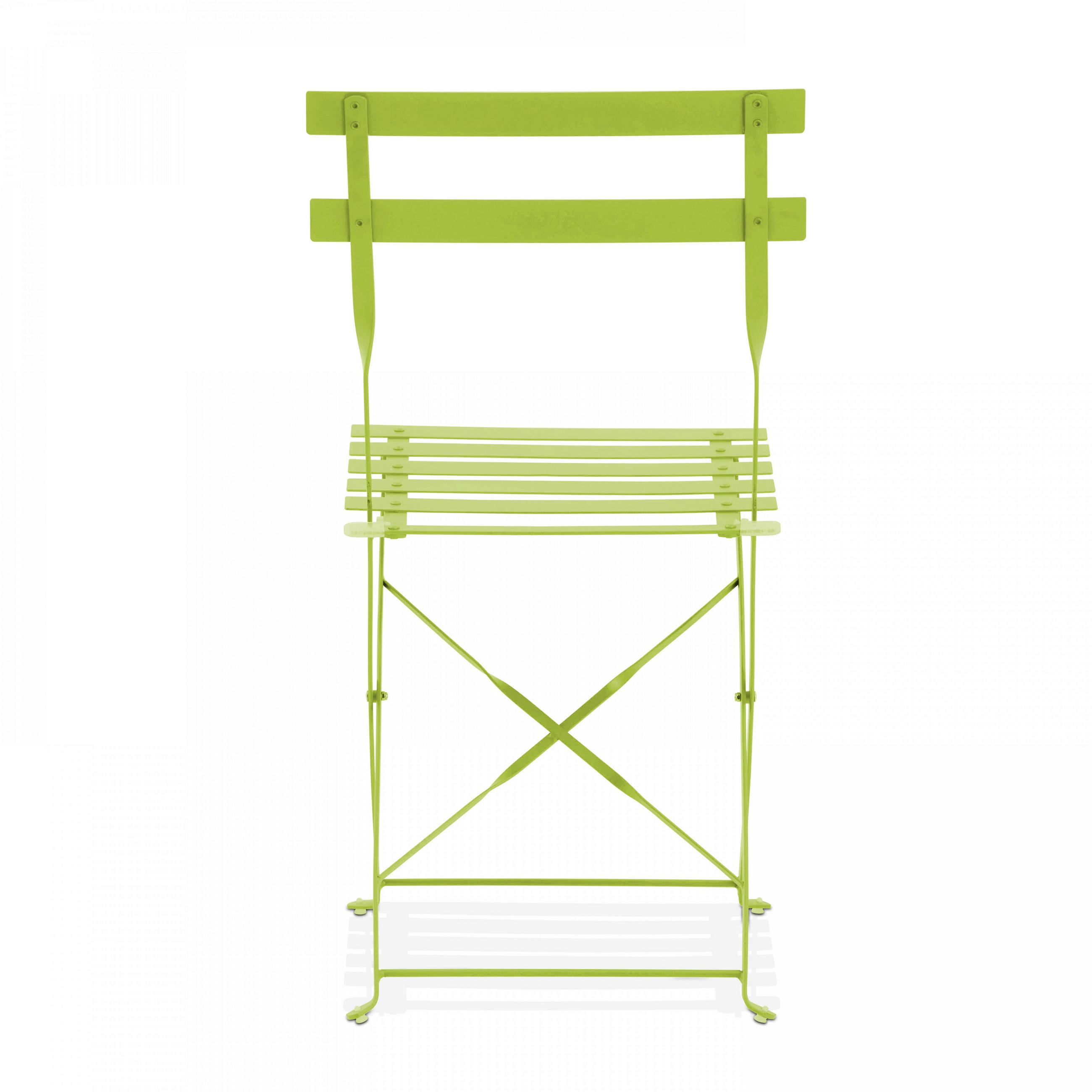 GARTENSTUHL, klappbar 2-tlg., Grün - Grün, Metall (46/82/42cm) - Oviala