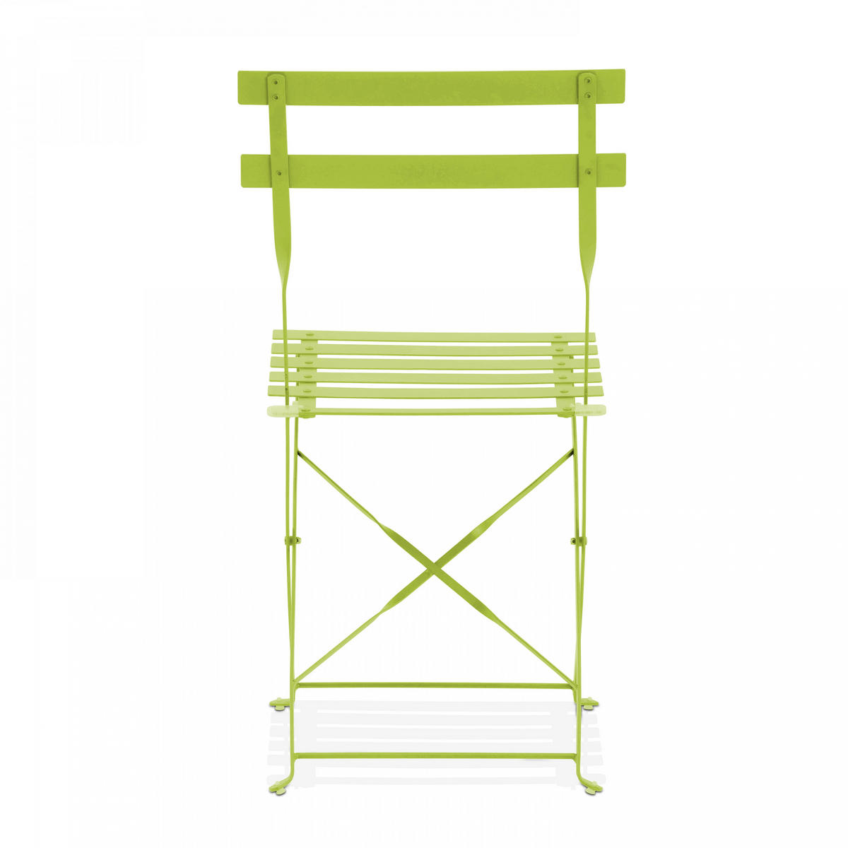GARTENSTUHL, klappbar 2-tlg., Grün - Grün, Metall (46/82/42cm) - Oviala