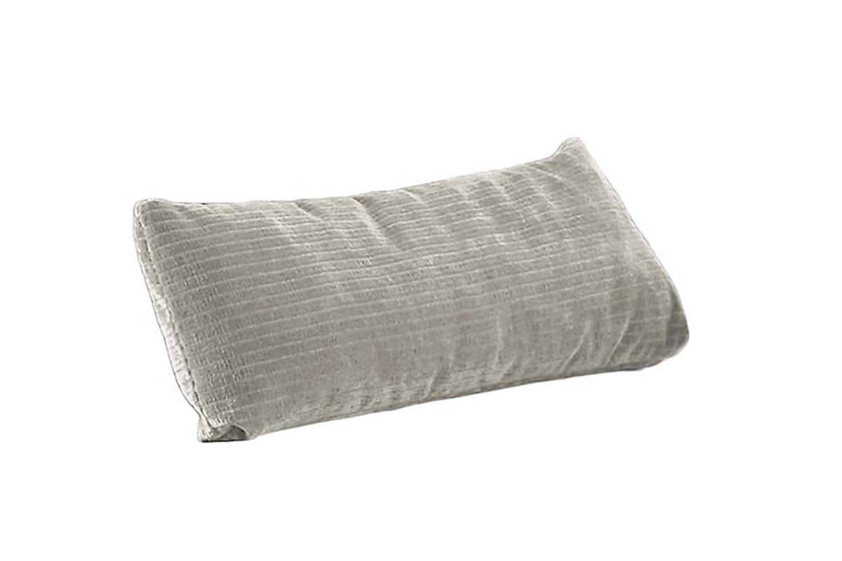 NIERENKISSEN MEDIUM SEPHI Silber Cord - Silberfarben, Textil (67/19cm) - KAWOLA