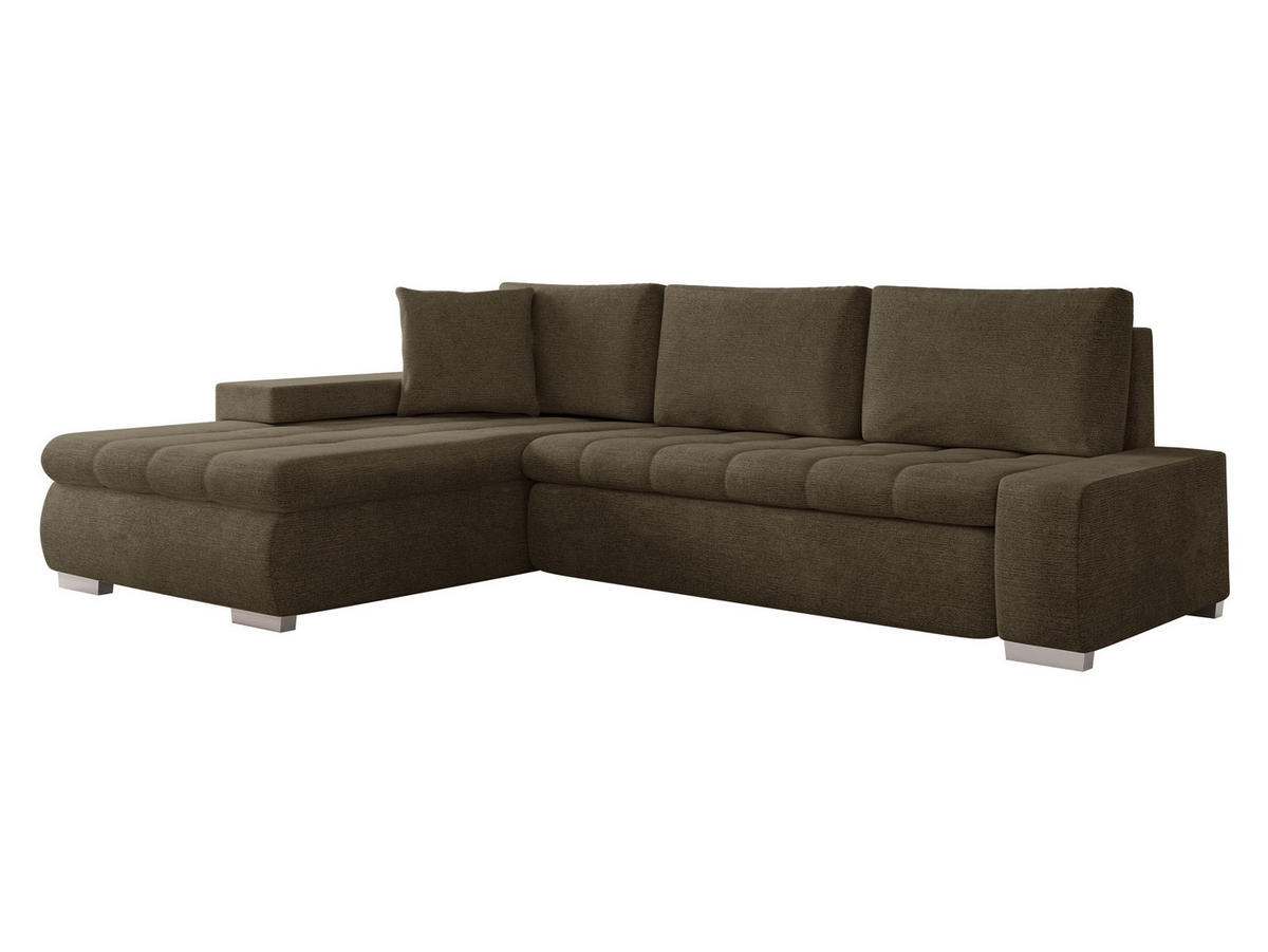 ECKSOFA Orkan Mini - Bronzefarben, Holz/Textil (265/185cm) - MIRJAN24