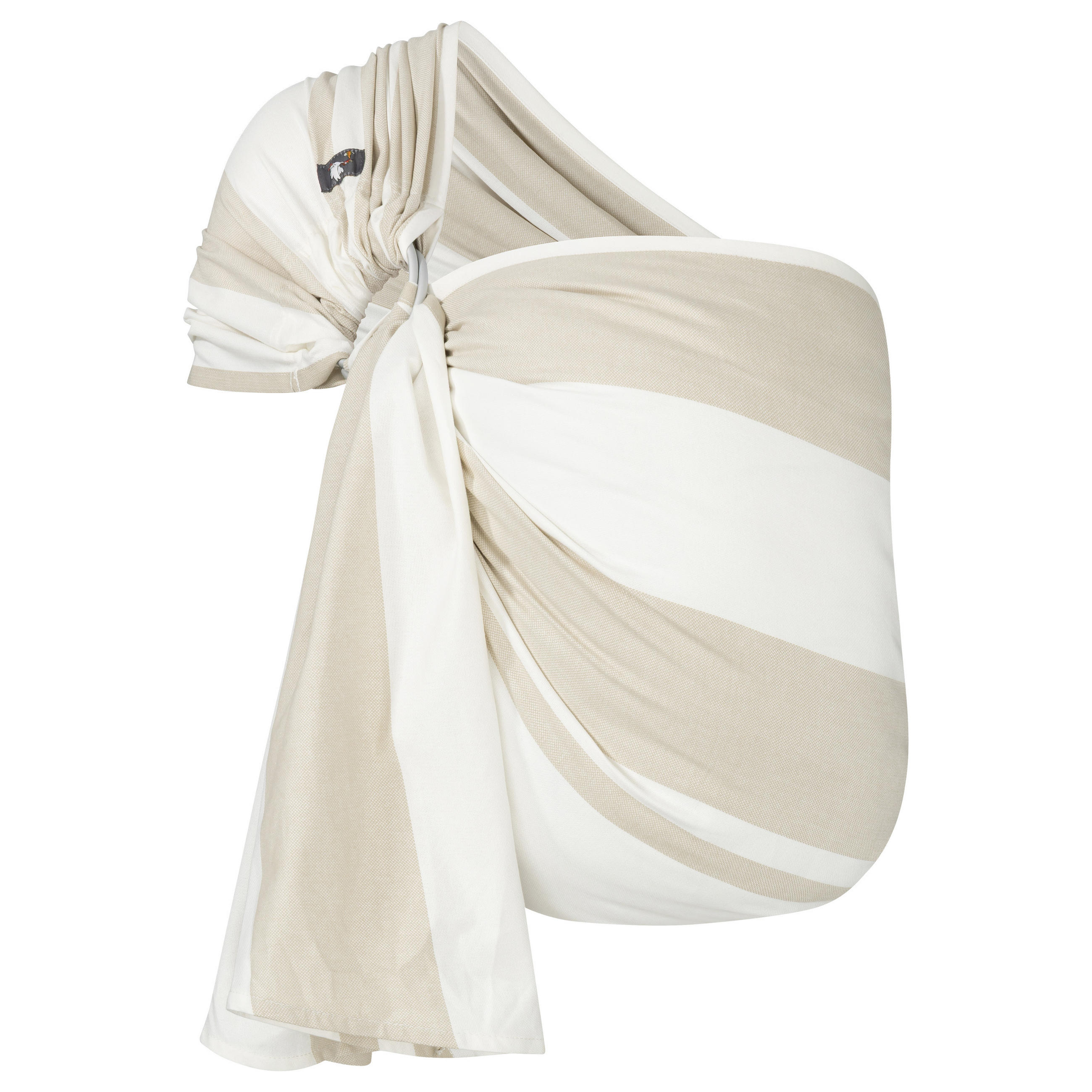 BABYTRAGETUCH Ring-Sling - Sandfarben/Creme, Textil (70/0.1/200cm) - Hoppediz