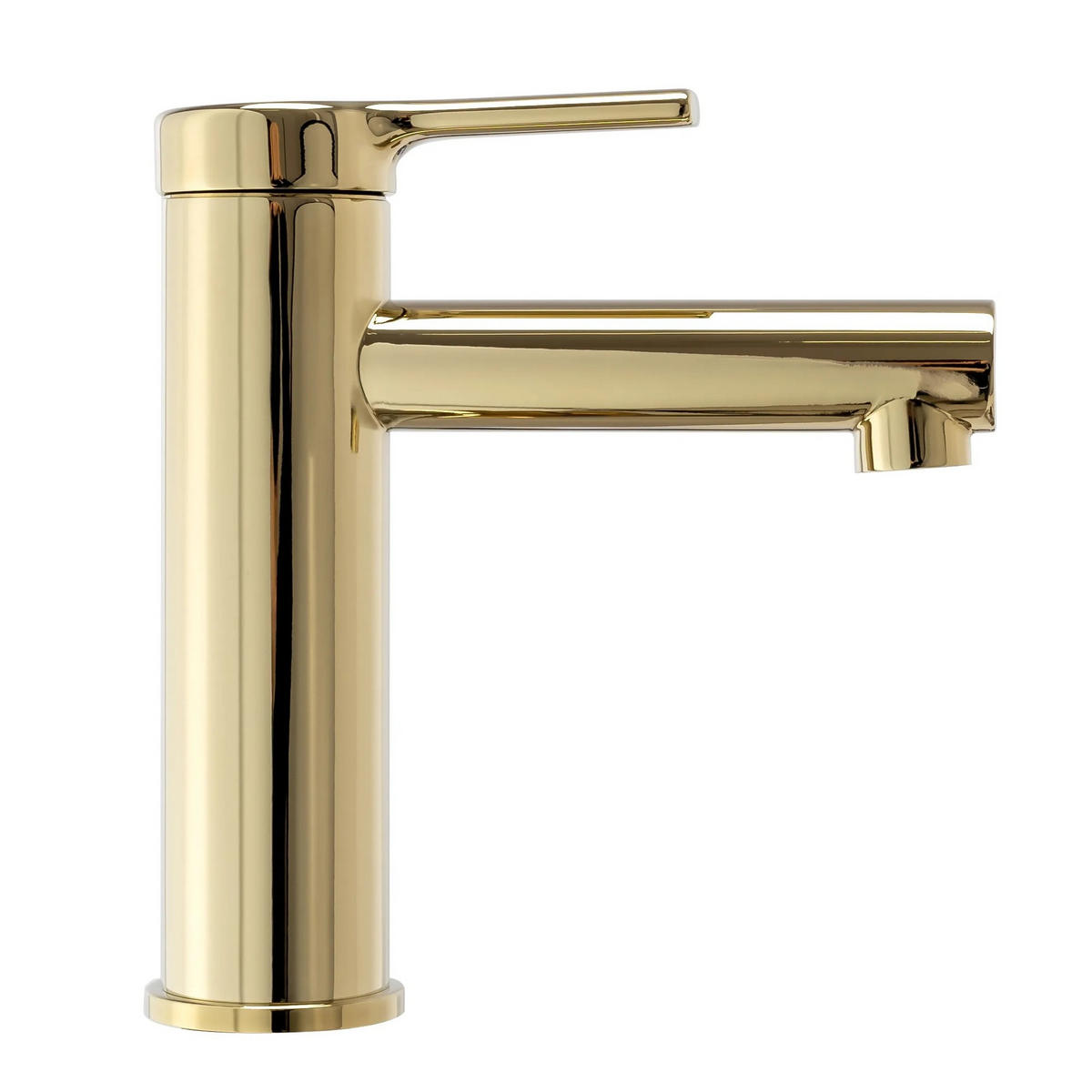 WASCHBECKENARMATUR Rea Pixel Gold Low - Goldfarben, Metall (5/16.5/15cm) - REA