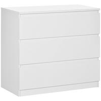 KOMMODE Weiß 80/39/73 cm - Weiß, Holzwerkstoff (80/73/39cm) - PANGIVO