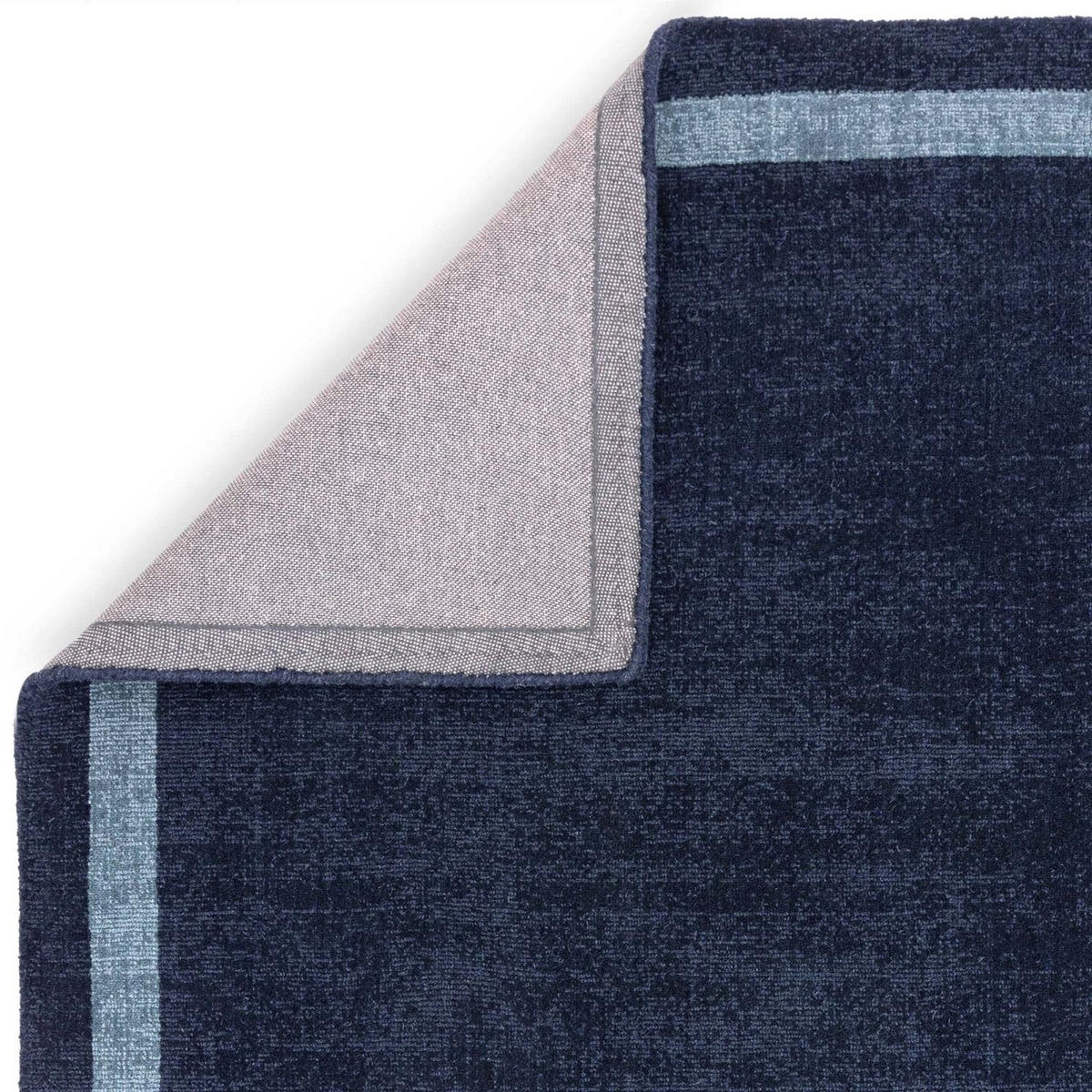 TEPPICH modern Wolle BILA Blau 120 x 170 cm - Blau, Naturmaterialien (120/170cm) - Novatrend