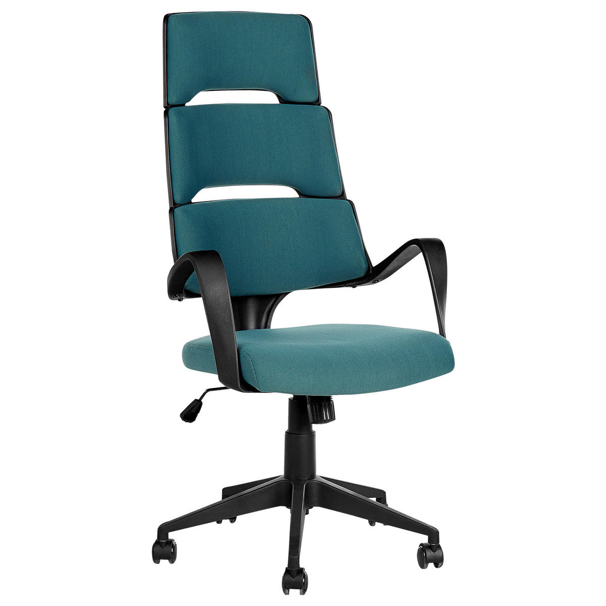 BÜROSTUHL Kunststoff Blau Grandiose - Blau, Textil (66/118/52cm) - Beliani