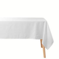 TISCHDECKE Artea 140/240 cm - Weiß, Textil (140cm) - Douceur d´intérieur