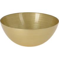 DEKOSCHALE aus Glas Golden 28/28/12 cm - Goldfarben, Glas (28/12/28cm) - Home Styling Collection