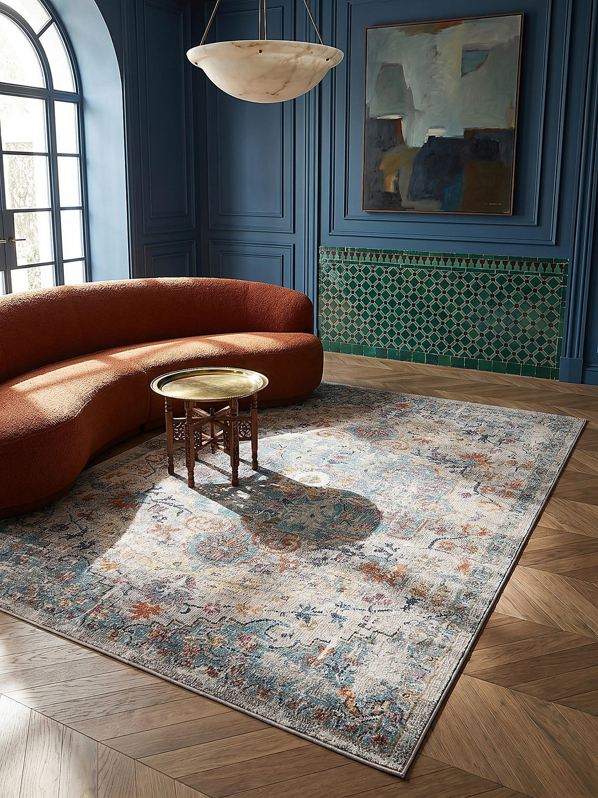 TEPPICH Outdoor Orientalisch LIMMAT Polypropylen Mehrfarbig 160 x 230 cm - Multicolor, Textil (160/230cm) - KADIMA DESIGN