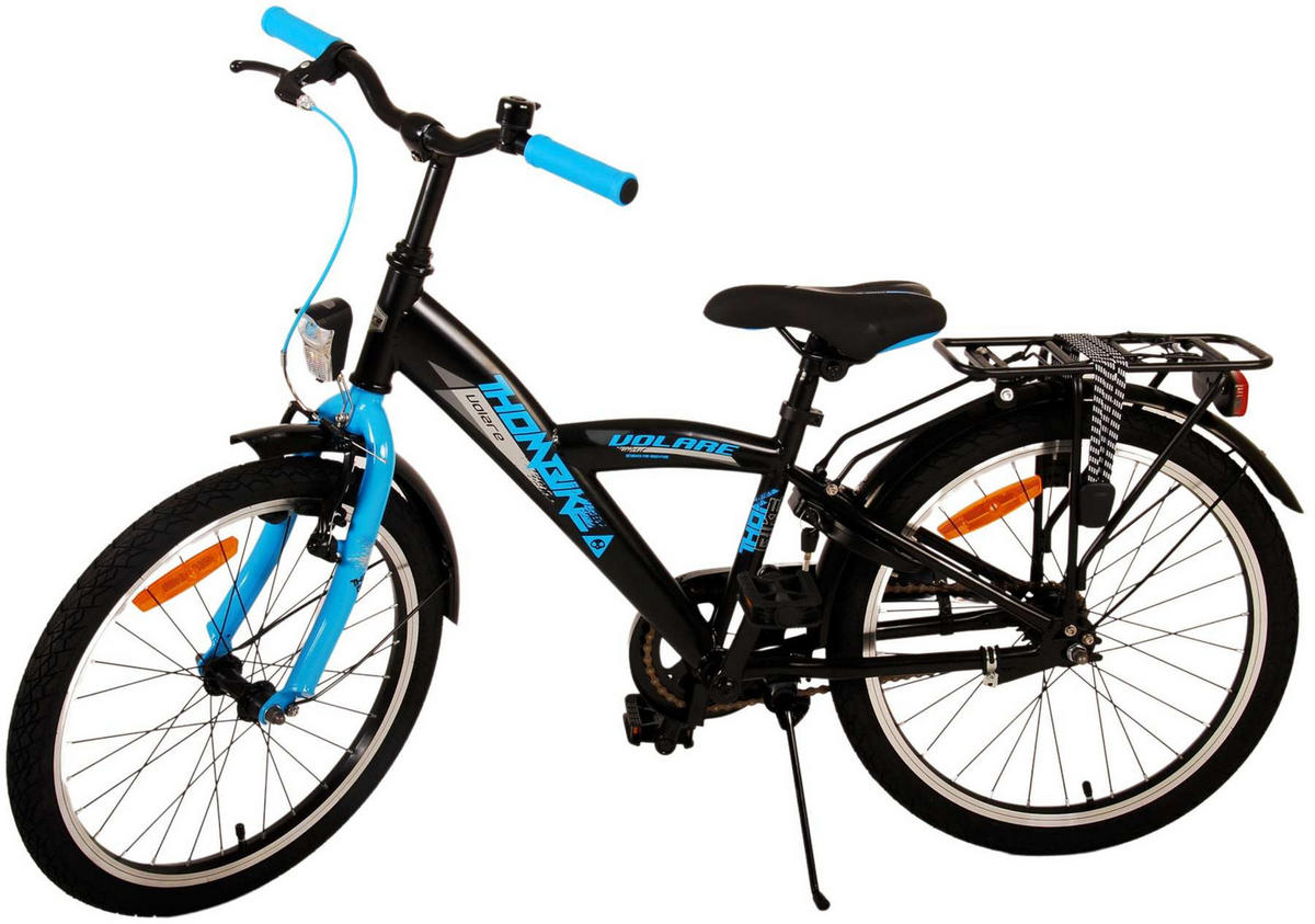 KINDERFAHRRAD Thornbike - Jungen - 20 Zoll - Rücktritt + Handbremsen - Schwarz/Blau - Blau, Metall (60cm) - TPFSports