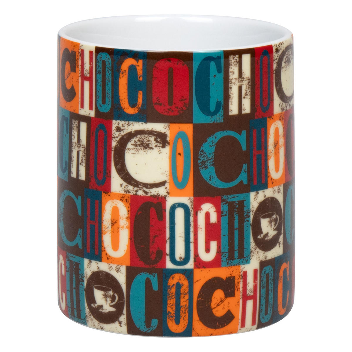 KAFFEEBECHER Choco Squares - Naturfarben, Keramik (0.3L) - Könitz