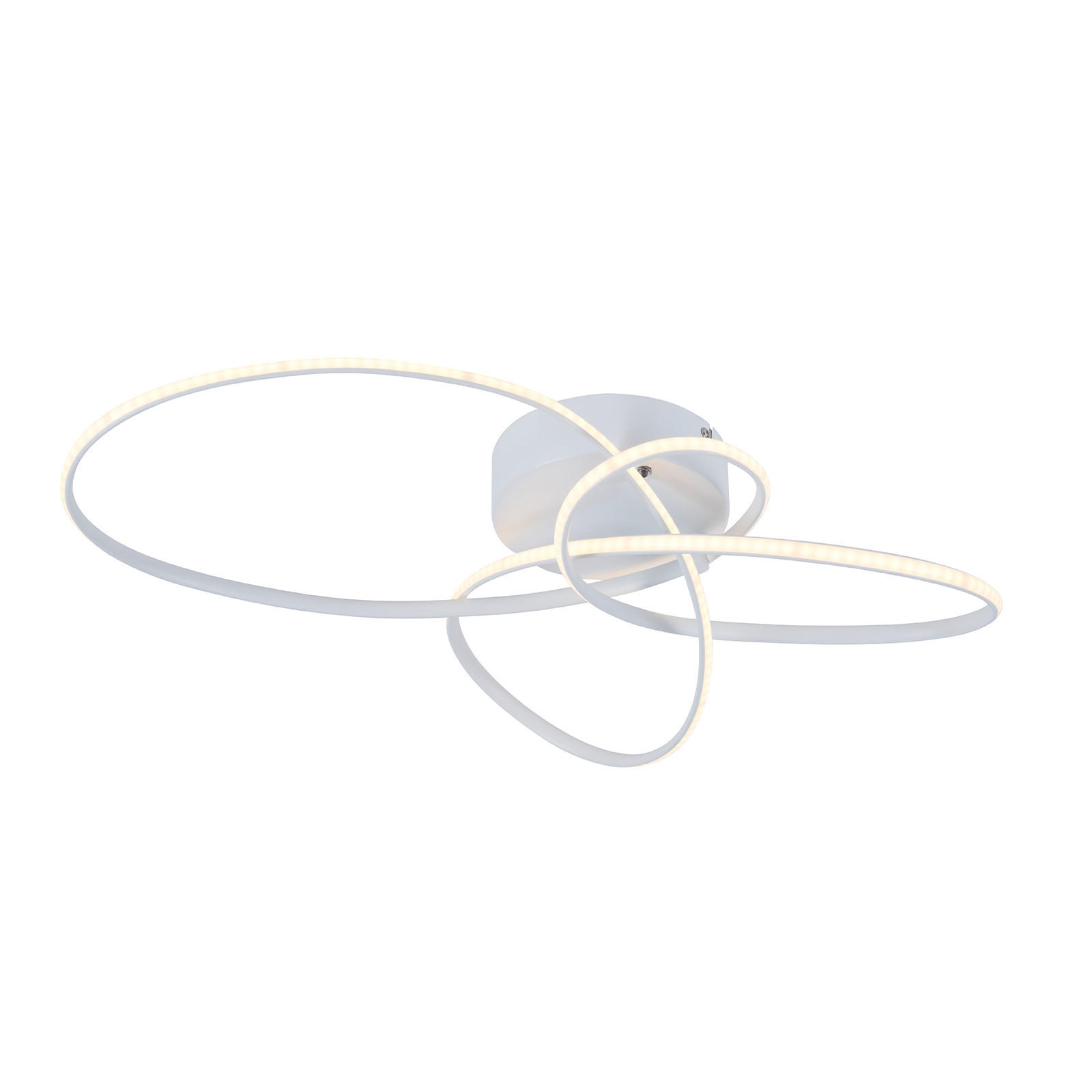 LED DECKENLEUCHTE Nythveth 52,5/35,5/11,5 cm - Weiß, Kunststoff/Metall (52.5/35.5/11.5cm) - ZMH