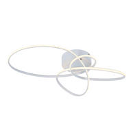 LED DECKENLEUCHTE Nythveth 52,5/35,5/11,5 cm - Weiß, Kunststoff/Metall (52.5/35.5/11.5cm) - ZMH