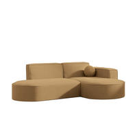ECKSOFA Sunday Xs - Braun, Holzwerkstoff (236/78/165cm) - Fun Möbel
