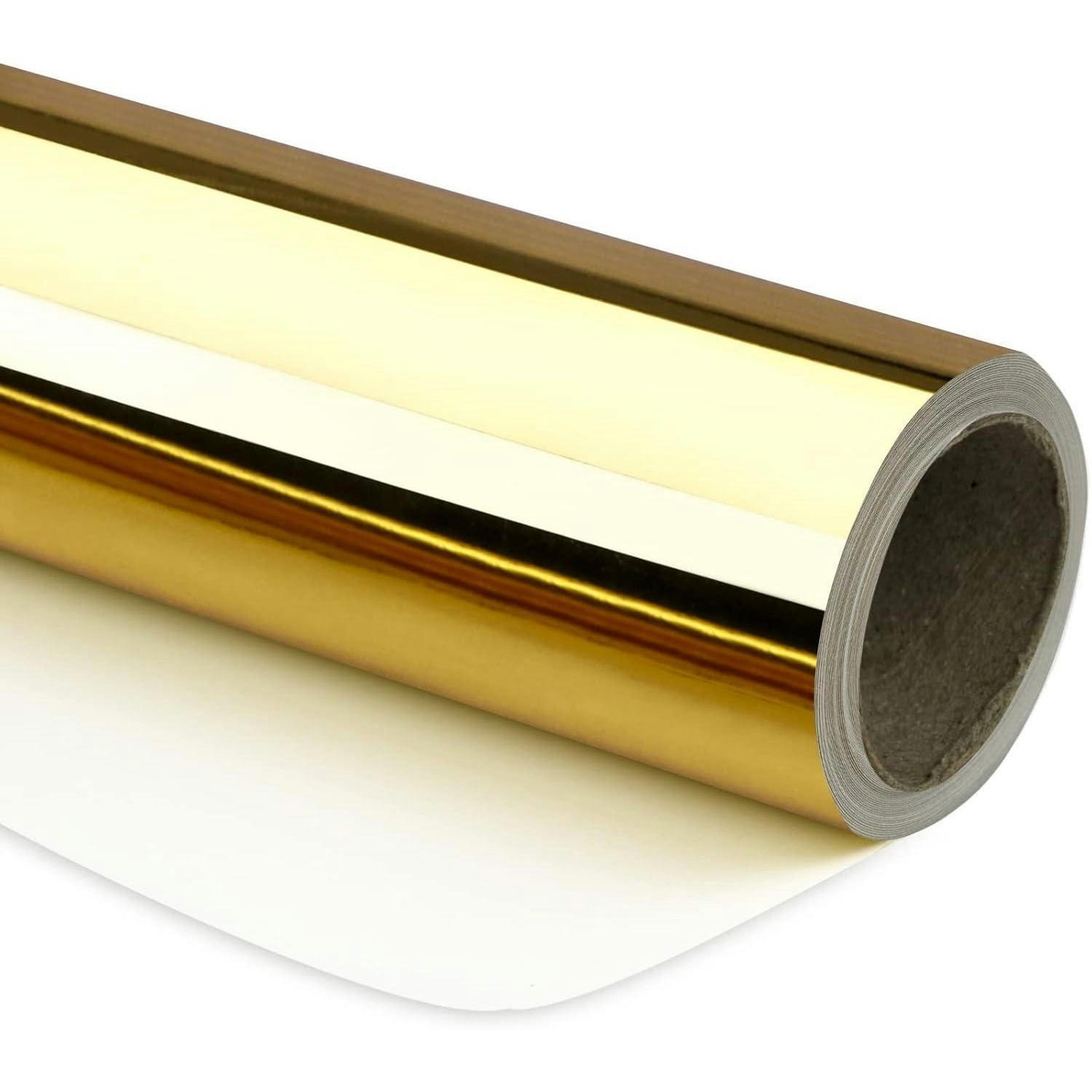 GESCHENKPAPIER Goldmetallic 44,5 cm x 10 m - Goldfarben, Papier (4/44/4cm)