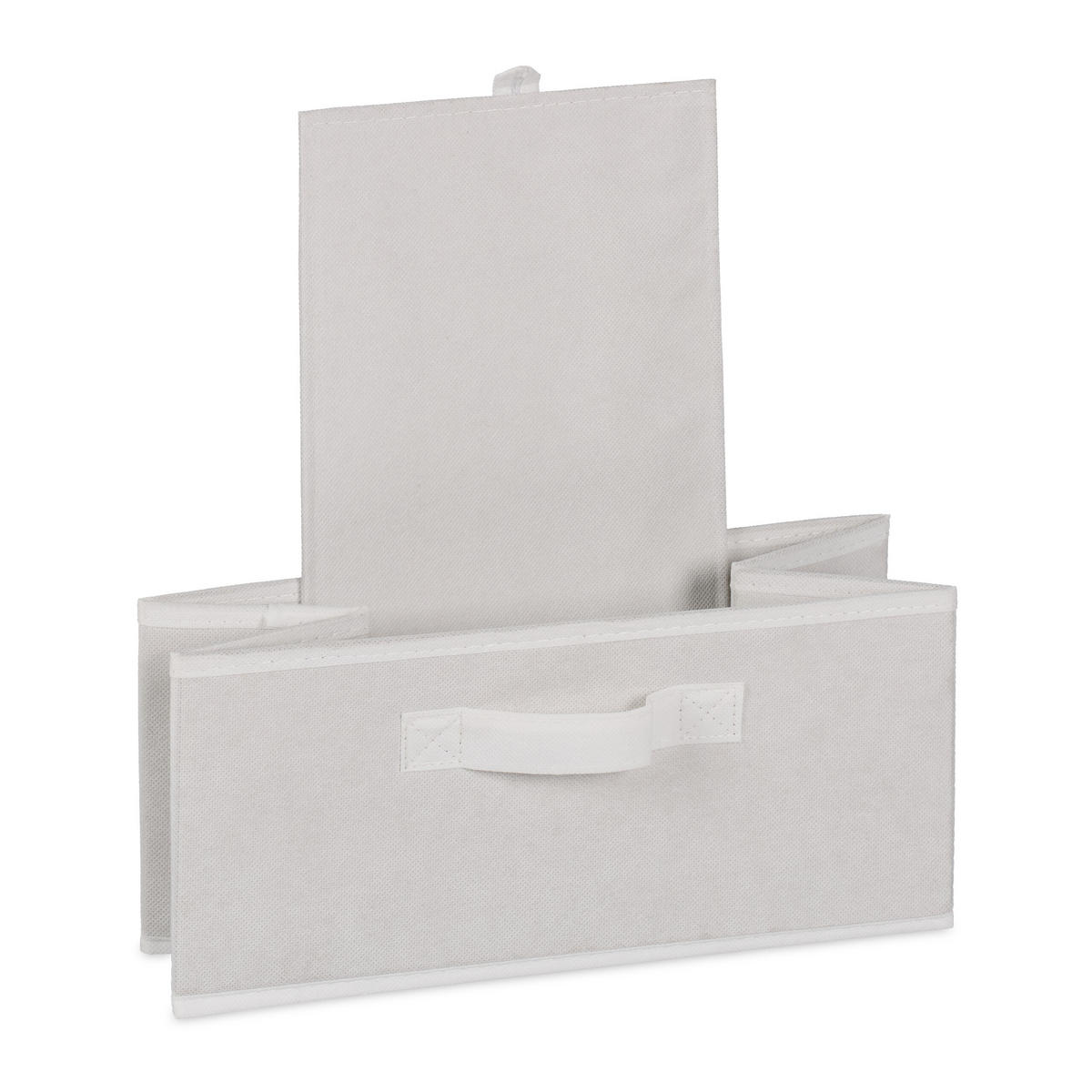 BÜCHERREGAL - Weiß, Holzwerkstoff/Wellpappe (38/146/22cm) - Relaxdays