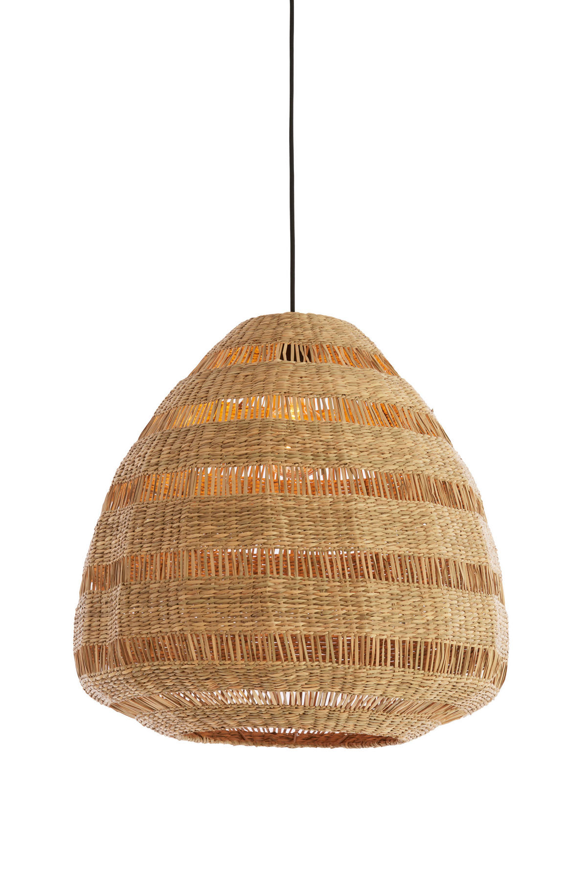HÄNGELAMPE - Braun - 56/56/55 cm - Braun, Naturmaterialien (56/56/55cm) - Light & Living