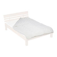 BETTDECKE - Weiß, Textil (135/200cm) - Relaxdays