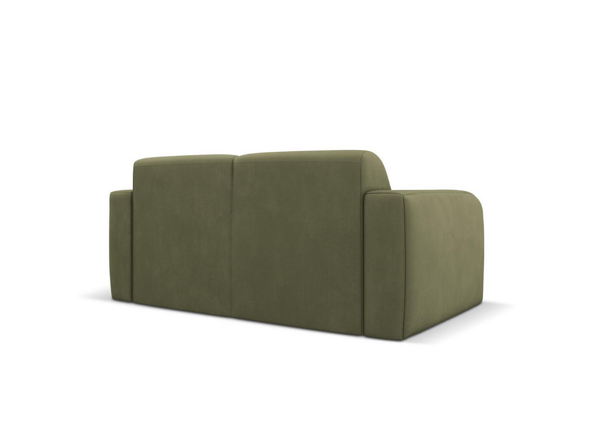 SOFA Molino aus strukturiertem Stoff hellgrün 2 Sitzplätze - Hellgrün, Textil (95/72/170cm) - Micadoni