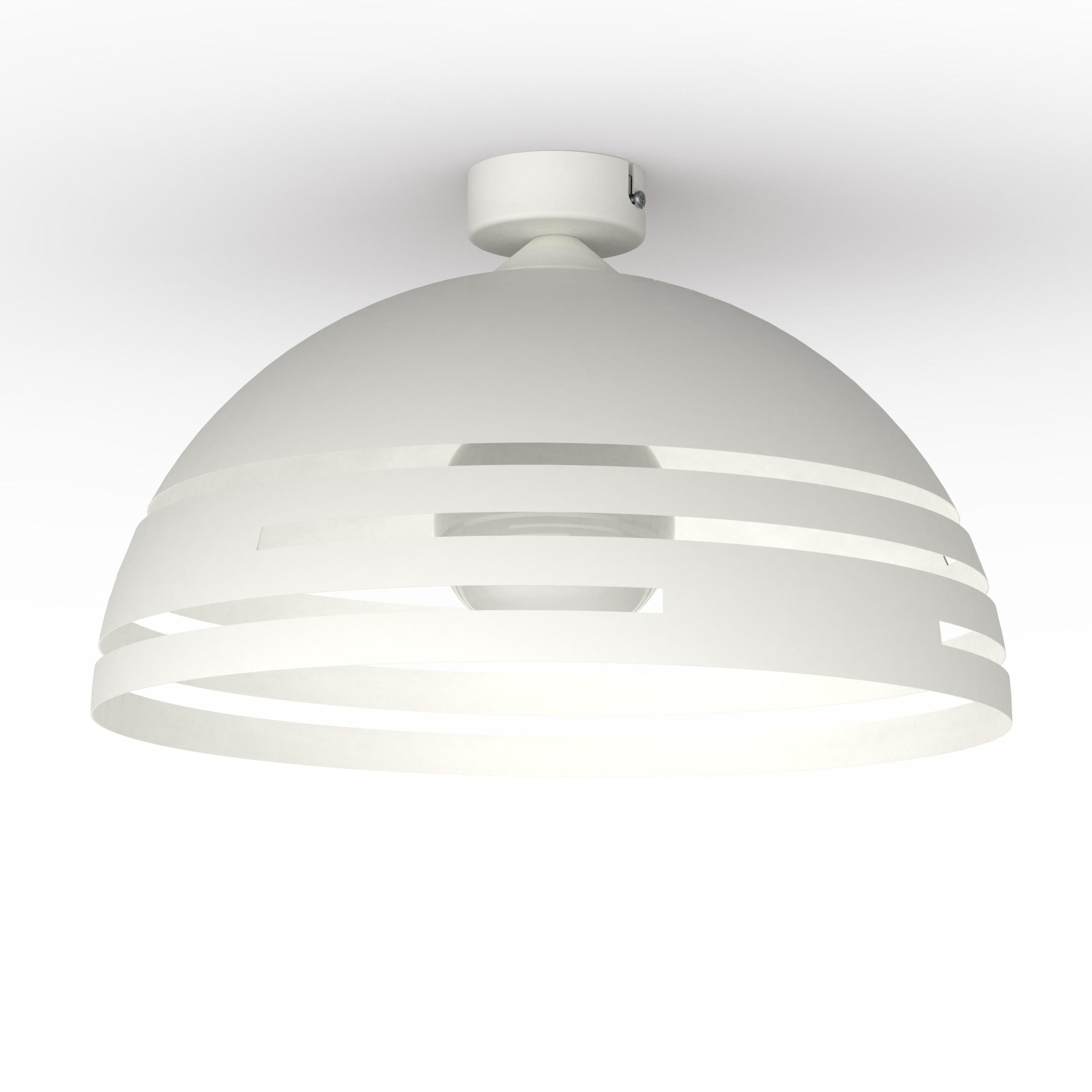 DECKENLEUCHTE - Weiß, Metall (40/40/20cm) - Lumicom